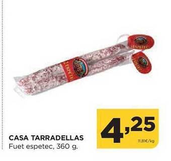 Alimerka Casa tarradellas fuet espetec oferta