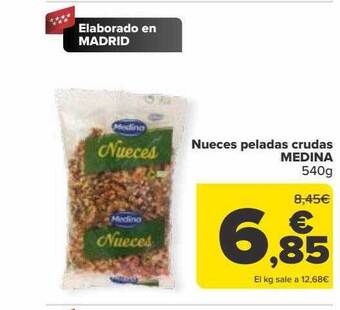 Carrefour Nueces peladas crudas medina oferta