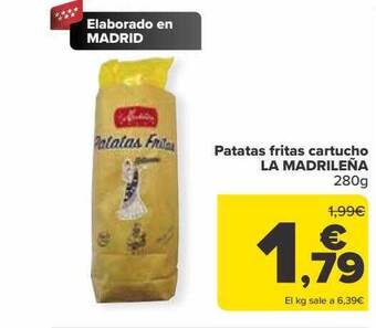 Carrefour Patatas fritas cartucho la madrileña oferta