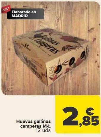 Carrefour Huevos gallinas camperas m-l oferta