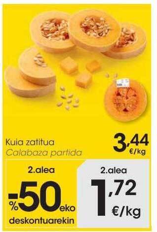 Eroski Calabaza partida oferta