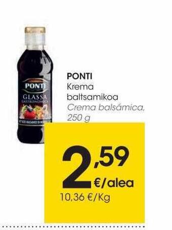 Eroski Ponti crema balsámica oferta