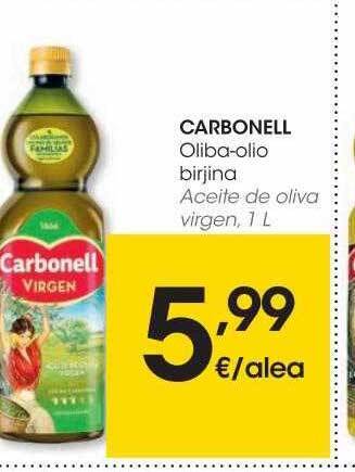Eroski Carbonell aceite de oliva virgen oferta