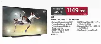 Costco Lg Smart Tv Lg Oled 55cx6la 4k oferta
