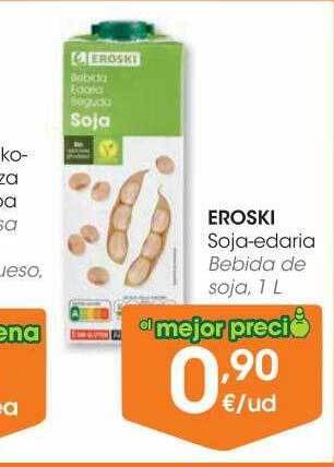 Eroski Eroski bebida de soja oferta
