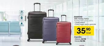 Eroski Diamond trolley abs pequeño oferta