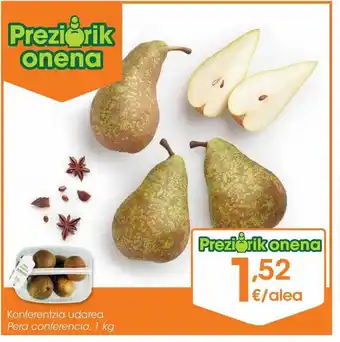 Eroski Pera conferencia oferta