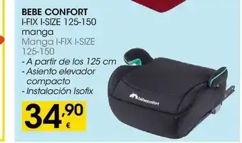 Eroski Bebe confort manga i-fix i-size 125-150 oferta