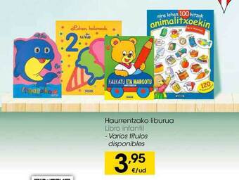 Eroski Libro infantil oferta