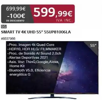 Costco Lg Smart Tv 4k Uhd 55 oferta
