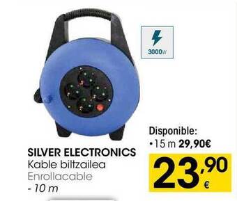 Eroski Silver electronics enrollacable oferta