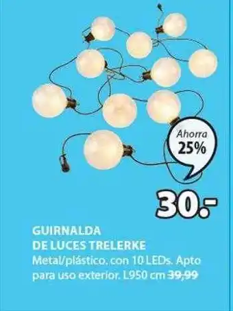 JYSK Guirnalda de luces trelerke oferta