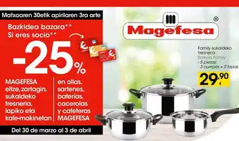 Eroski Batería family magefesa oferta