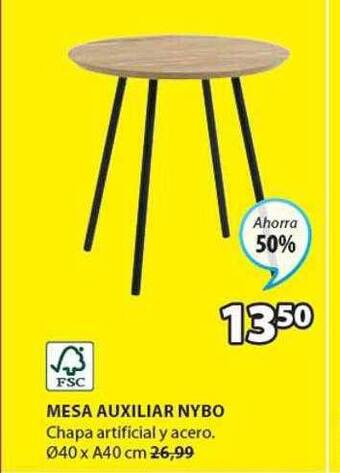 JYSK Mesa auxiliar nybo oferta