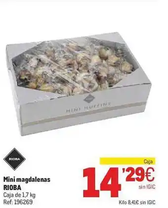 Makro Mini magdalenas rioba oferta
