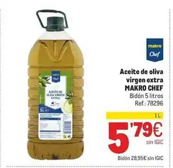 Makro Aceite de oliva virgen extra makro chef oferta