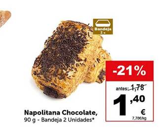 Masymas Napolitana chocolate oferta