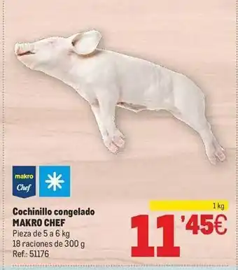 Makro Cochinillo congelado makro chef oferta