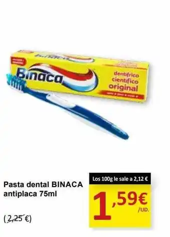 SPAR Pasta dental binaca antiplaca oferta