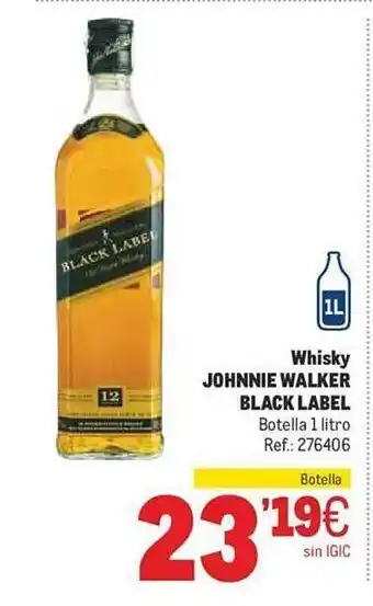 Makro Whisky johnnie walker black label oferta