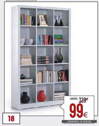 Atrapamuebles Estanteria 15 huecos oferta