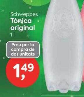 Suma Supermercados Schweppes tònica original oferta