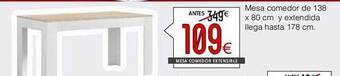 Atrapamuebles Mesa comedor extensible oferta