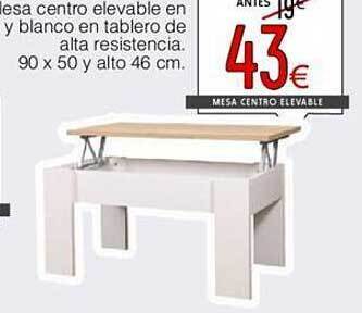 Atrapamuebles Mesa centro elevable oferta