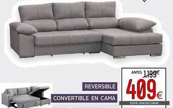 Atrapamuebles Sofá chaiselonge oferta