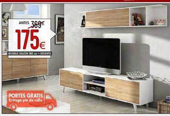 Atrapamuebles Mueble salón 180 cm + estante oferta