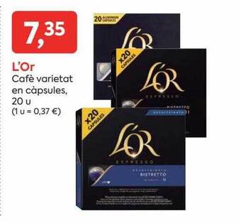 Suma Supermercados L'or cafè varietat en cápsules oferta