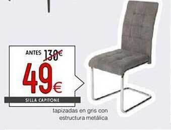 Atrapamuebles Silla capitone oferta