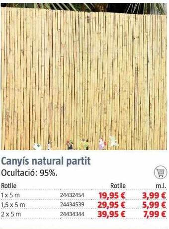 Bauhaus Canyís natural partit oferta