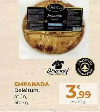 SPAR Gran Canaria Empanada deleitum, atún oferta