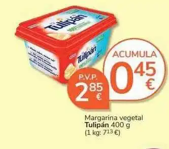 Supermercados Charter Margarina vegetal tulipán oferta