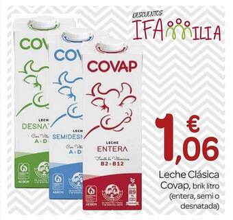 Supermercados El Jamón Leche clásica covap oferta
