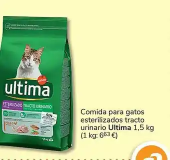 Consum Comida para gatos esterilizados tracto urinario ultima oferta