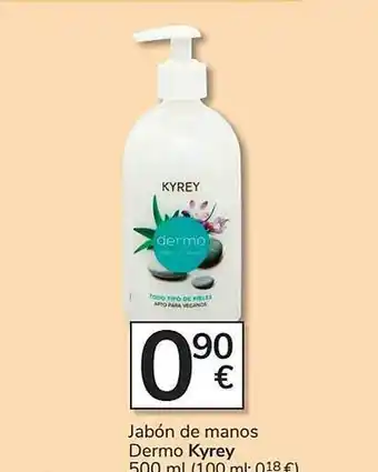 Consum Jabón de manos dermo kyrek oferta