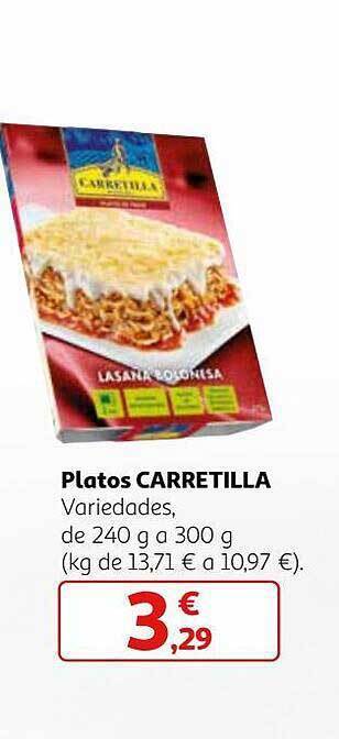 Alcampo Platos carretilla oferta