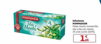 Alcampo Infusiones pompadour oferta