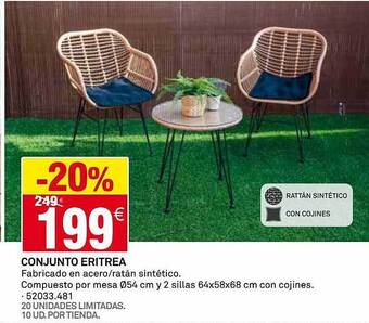Bricoking Conjunto eritrea oferta