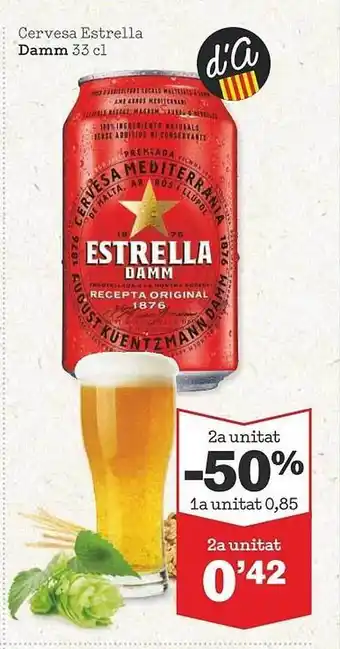 Sorli 2a unitat -50% cervesa estrella damm oferta