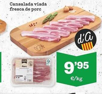 Sorli Cansalada viada fresca de porc oferta