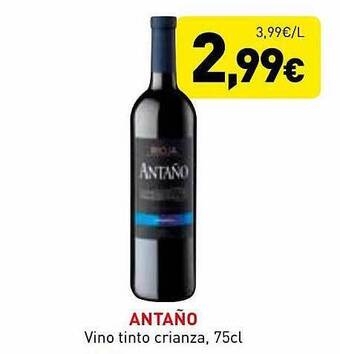Hiperber Antaño vino tinto crianza oferta