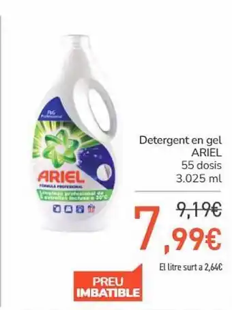 Andorra 2000 Detergente en gel ariel 55 dosis oferta
