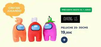 El Corte Inglés Peluche 25-30cms Among Us oferta