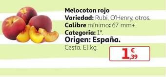 Alcampo Melocoton Rojo oferta