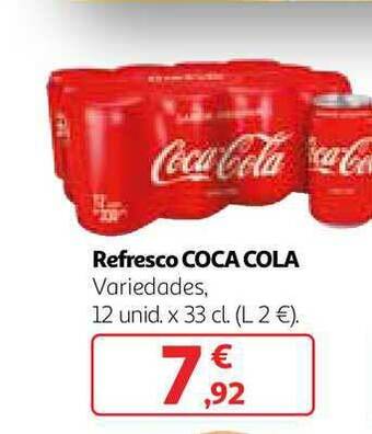 Alcampo Refresco Coca Cola Variedades oferta