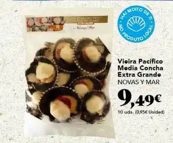 Gadis Vieira Pacífico Media Concha Extra Grande Novas Y Mar oferta