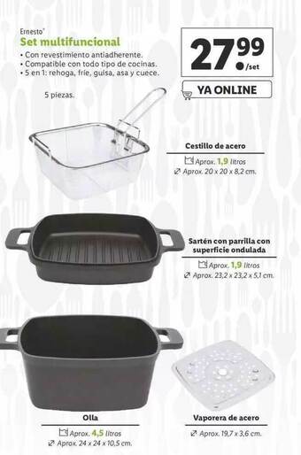 Lidl Ernesto Set Multifuncional oferta